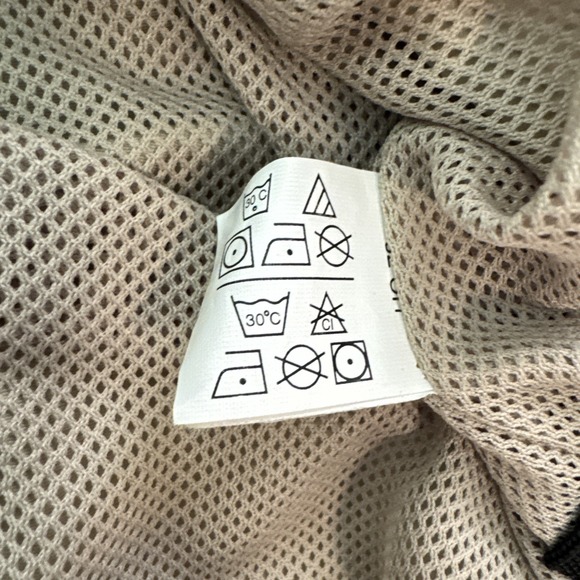 Chaps Ralph Lauren Men's Anorak Sty Windbreaker Pullover Size L Beige Hood VTG - Picture 5 of 6